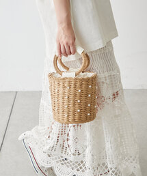 Another Branch olive des olive | 【2WAY】パール付バケツショルダー(ショルダーバッグ)