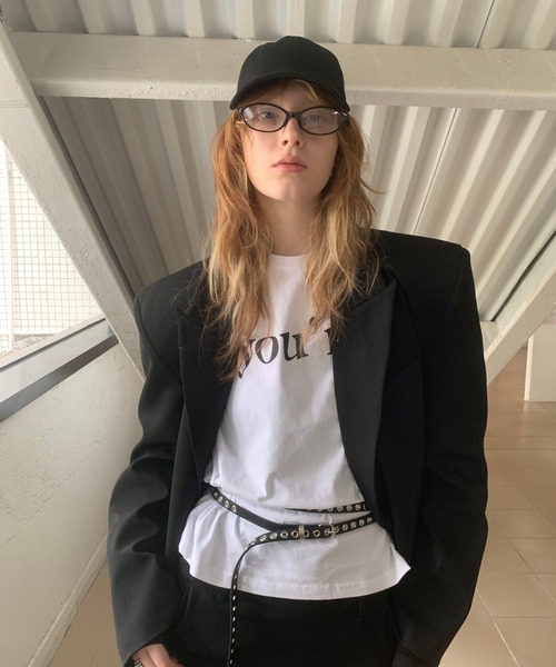 SANSeLF（サンセルフ）の「【LONSLAN】you'reプリントTシャツ sanwl25s011（Tシャツ/カットソー・レディース・グレー/ホワイト・FREE）」の13枚目の写真