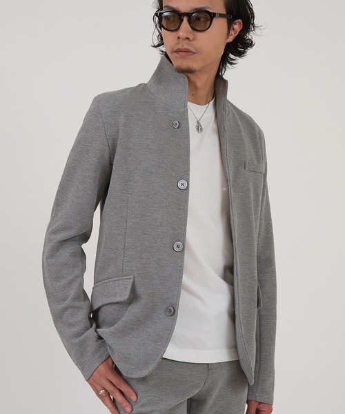 improves（インプローブス）の「TCダンボール カルゼ イタリアンジャケット（テーラードジャケット・メンズ・チャコール/ネイビー/グレー/ブラック・MEDIUM/LARGE）」の2枚目の写真