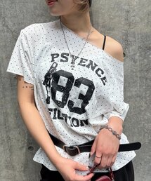 【関税込】 オフショルダーTシャツ - ホワイト tシャツ オフショルクロスピチT メンズ レディース : ZOZOTOWN