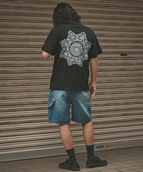 ALL RUNS（オールランズ）の「ヴィンテージ加工 デニムショーツ（デニムパンツ・メンズ・ブルー・XL/L/M）」の11枚目の写真