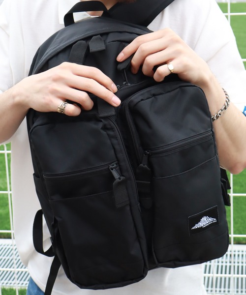 MOUNTAIN SMITH(マウンテンスミス)の「【MOUNTAIN SMITH/マウンテンスミス】dawn backpack/ダウン バックパック(バックパック/リュック・メンズ・ブラック/ライトブラウン・FREE)」の21枚目の写真