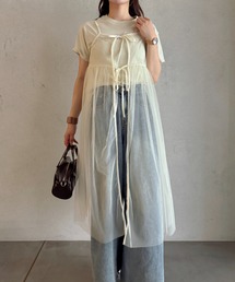 efill | シアー キャミ レイヤード ワンピース(ワンピース)