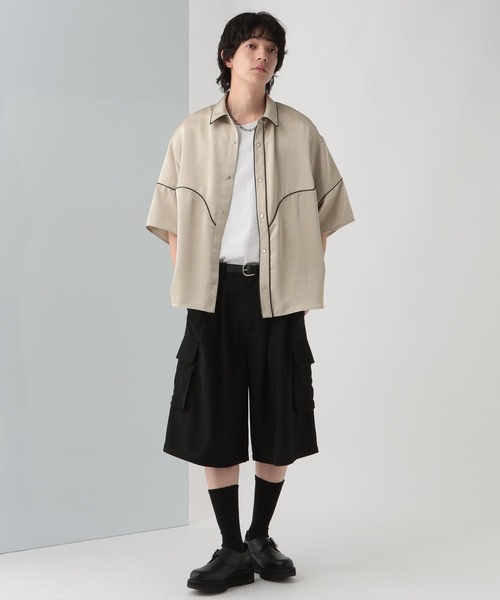 HARE（ハレ）の「ウエスタンモードシャツ(HARE)（シャツ/ブラウス・メンズ・パープル/グレー/ブラック・FREE）」の20枚目の写真