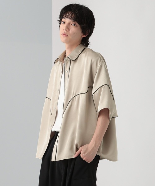 HARE（ハレ）の「ウエスタンモードシャツ(HARE)（シャツ/ブラウス・メンズ・パープル/グレー/ブラック・FREE）」の7枚目の写真