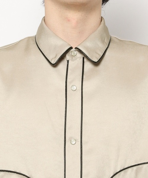 HARE（ハレ）の「ウエスタンモードシャツ(HARE)（シャツ/ブラウス・メンズ・パープル/グレー/ブラック・FREE）」の14枚目の写真