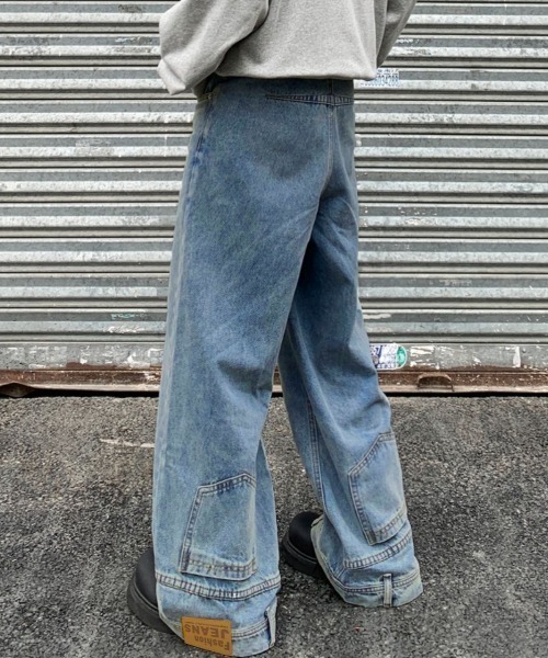 2024SS drawstring denim pants 縷縷夢兎 デニム M TO R(ムウ ト アール) / 【QUIITO】REMAKE WAIST DENIM PANTS