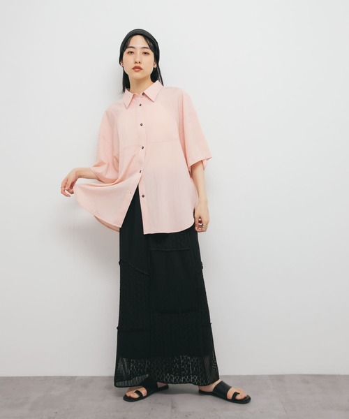 セール】パッチワークIラインスカート（スカート）｜KBF（ケイビーエフ