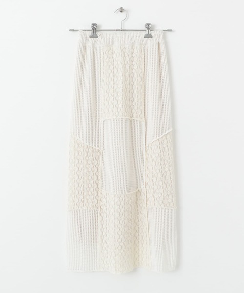 KBF(ケイビーエフ)の「パッチワークIラインスカート(スカート・レディース・アイボリー/ブラック・ONE)」の22枚目の写真