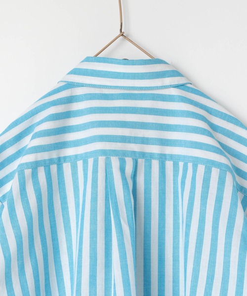 LOWRYS FARM（ローリーズファーム）の「ストライプシャツ　495480（シャツ/ブラウス・キッズ・ブルー/ピンク/イエロー・110cm/120cm/130cm/140cm/150cm）」の10枚目の写真