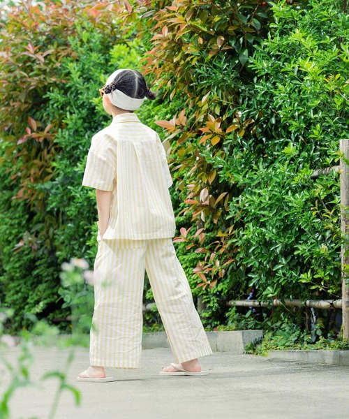 LOWRYS FARM（ローリーズファーム）の「ストライプシャツ　495480（シャツ/ブラウス・キッズ・ブルー/ピンク/イエロー・110cm/120cm/130cm/140cm/150cm）」の19枚目の写真