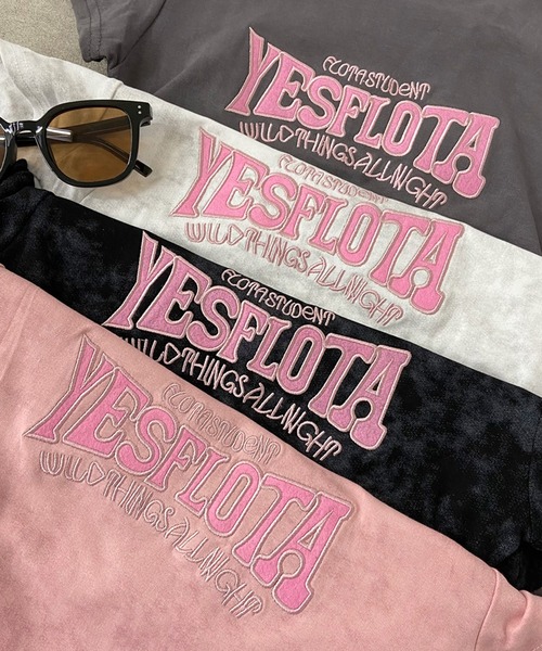 non-hedge（ノンヘッジ）の「ムラドロストロゴチビTシャツ（Tシャツ/カットソー・レディース・チャコールグレー/ブラック/オフホワイト/ピンク・FREE）」の6枚目の写真