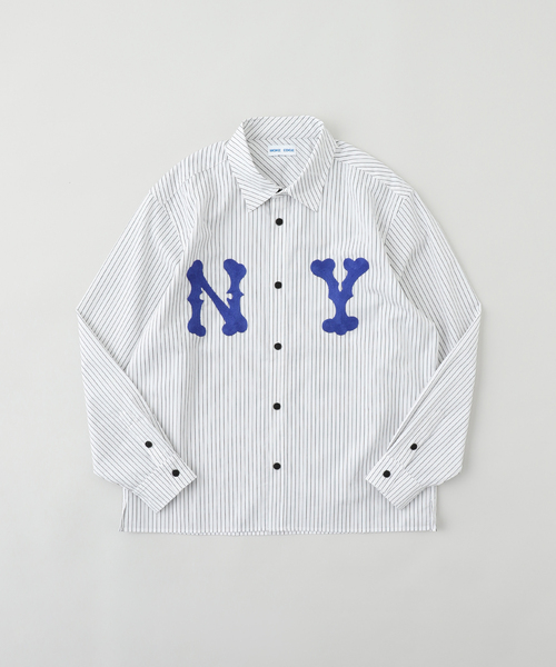 WOKE EDGE / ウォークエッジ NY GLIT STRIPE SHIRT（シャツ/ブラウス