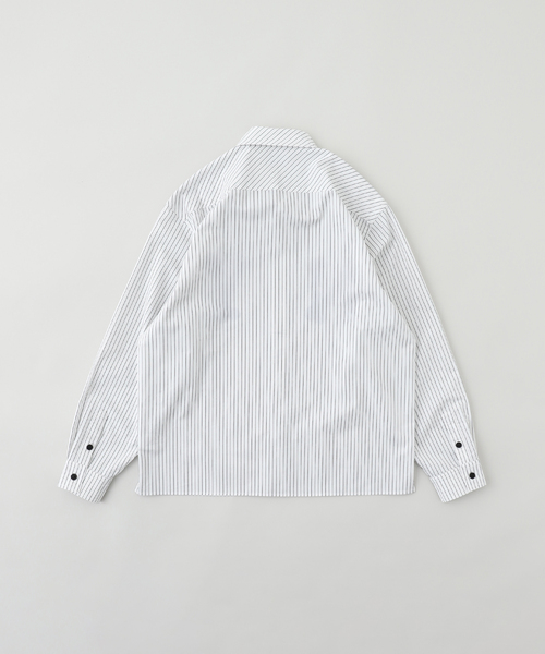 WOKE EDGE / ウォークエッジ NY GLIT STRIPE SHIRT（シャツ/ブラウス