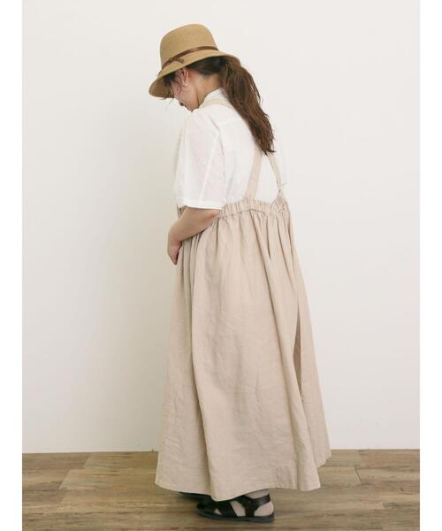 Samansa Mos2（サマンサ モスモス）の「◎ドットドビーバンドカラーブラウス（シャツ/ブラウス・レディース・ベージュ/チャコールグレー/オフホワイト・F）」の16枚目の写真