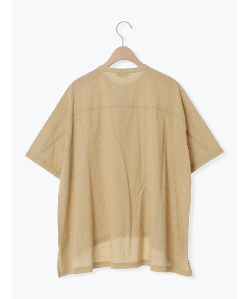 Samansa Mos2（サマンサ モスモス）の「◎ドットドビーバンドカラーブラウス（シャツ/ブラウス・レディース・ベージュ/チャコールグレー/オフホワイト・F）」の18枚目の写真