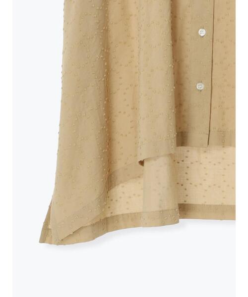 Samansa Mos2（サマンサ モスモス）の「◎ドットドビーバンドカラーブラウス（シャツ/ブラウス・レディース・ベージュ/チャコールグレー/オフホワイト・F）」の21枚目の写真