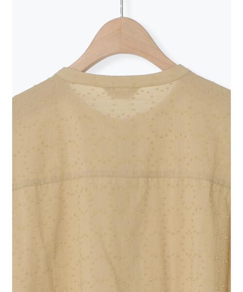 Samansa Mos2（サマンサ モスモス）の「◎ドットドビーバンドカラーブラウス（シャツ/ブラウス・レディース・ベージュ/チャコールグレー/オフホワイト・F）」の22枚目の写真