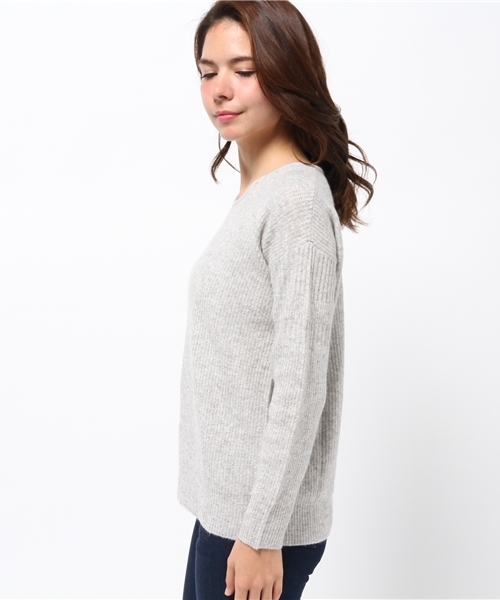 CIAOPANIC（チャオパニック）の「【Ciaopanic】　アンゴラPUV/NP/O（ニット/セーター・レディース・ネイビー/ブルー/レッド/ホワイト/グレー・FREE）」の7枚目の写真