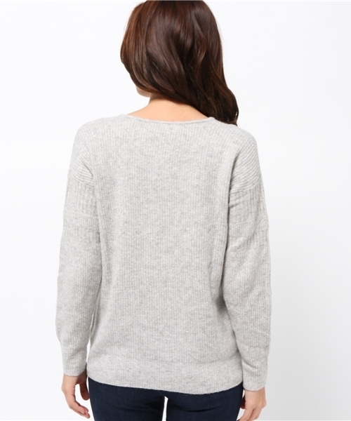 CIAOPANIC（チャオパニック）の「【Ciaopanic】　アンゴラPUV/NP/O（ニット/セーター・レディース・ネイビー/ブルー/レッド/ホワイト/グレー・FREE）」の8枚目の写真