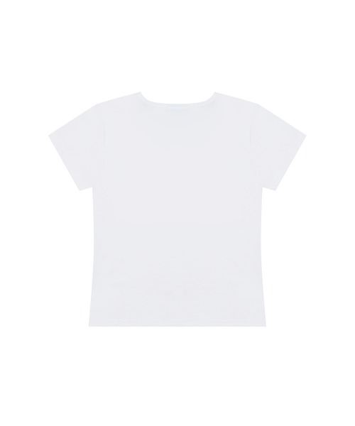 LUVISTRUE(ラヴイズトゥルー)の「SM STRAIGHT LOGO TEE(Tシャツ/カットソー・レディース・ホワイト/ブラック・FREE)」の18枚目の写真