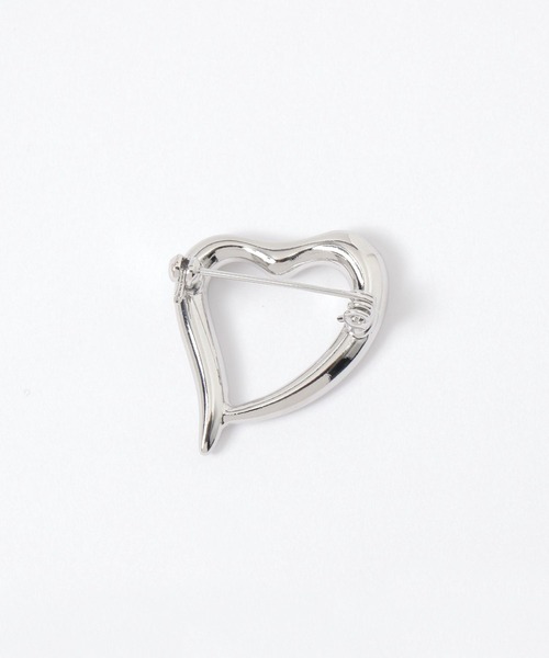 niko and...（ニコアンド）の「メタルハートブローチ（ブローチ/コサージュ・レディース・イエロー/グレー・0）」の3枚目の写真