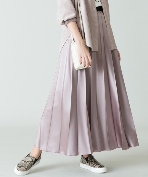 アルアバイル LOULOU WILLOUGHBY プリーツティアードスカート