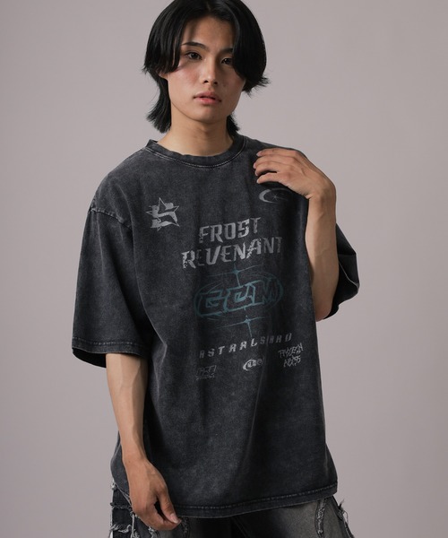 SlashDate(スラッシュデイト)の「【82】 ロックテイスト プリントTシャツ メンズ レディース(Tシャツ/カットソー・メンズ・ブラック系その他/ブラック/ブラック系その他2・M/L)」の15枚目の写真