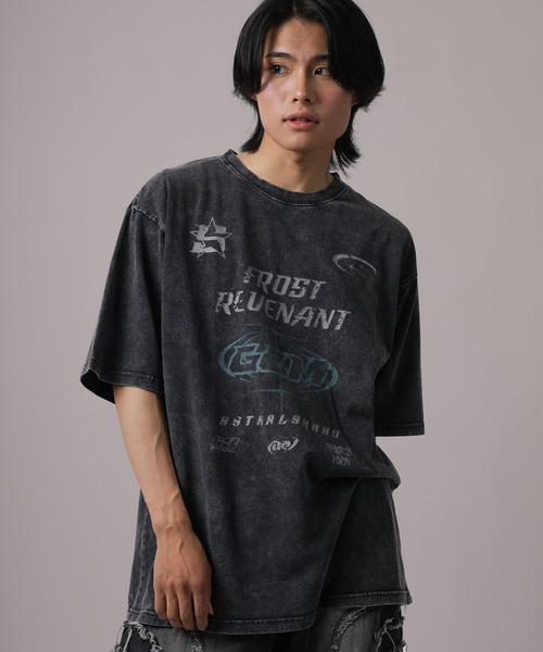 セール】【82】 ロックテイスト プリントTシャツ メンズ