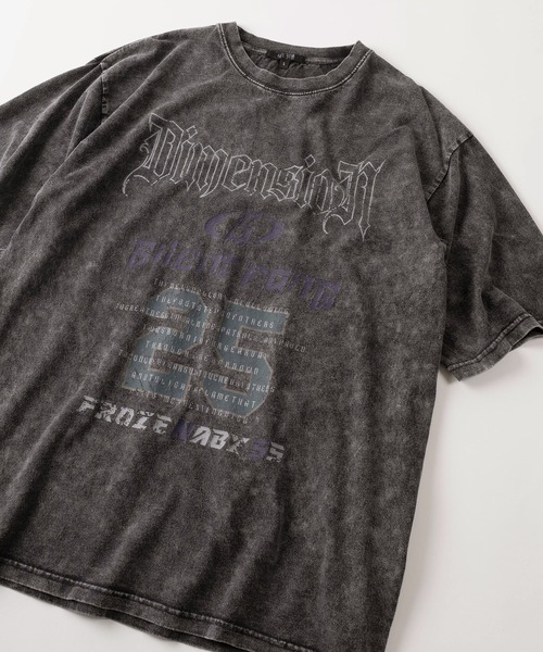 【関税込み】Rassvet グレー プリントTシャツ Printstar ラグラン Tシャツ メンズ 大きいサイズ 半袖 無地