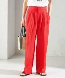 SHIPS | 〈手洗い可能〉綿麻 ビエラ 2タック パンツ(その他パンツ)