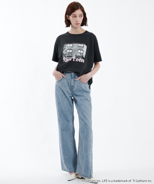 GOOD ROCK SPEED(グッドロックスピード)の「【別注】PUBLIC TOKYO×GOOD ROCK SPEED×LIFE PICTURE COLLECTION/FORD Tシャツ (LIFE PC NINA TEE)(FORD LOGO TEE)(Tシャツ/カットソー・レディース・ベージュ/オレンジ/ホワイト/チャコールグレー・FREE)」の7枚目の写真