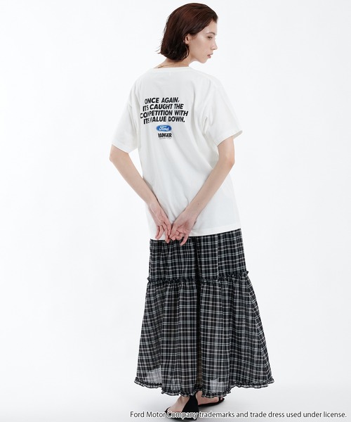 GOOD ROCK SPEED(グッドロックスピード)の「【別注】PUBLIC TOKYO×GOOD ROCK SPEED×LIFE PICTURE COLLECTION/FORD Tシャツ (LIFE PC NINA TEE)(FORD LOGO TEE)(Tシャツ/カットソー・レディース・ベージュ/オレンジ/ホワイト/チャコールグレー・FREE)」の9枚目の写真
