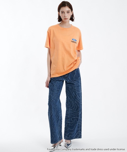 GOOD ROCK SPEED(グッドロックスピード)の「【別注】PUBLIC TOKYO×GOOD ROCK SPEED×LIFE PICTURE COLLECTION/FORD Tシャツ (LIFE PC NINA TEE)(FORD LOGO TEE)(Tシャツ/カットソー・レディース・ベージュ/オレンジ/ホワイト/チャコールグレー・FREE)」の10枚目の写真