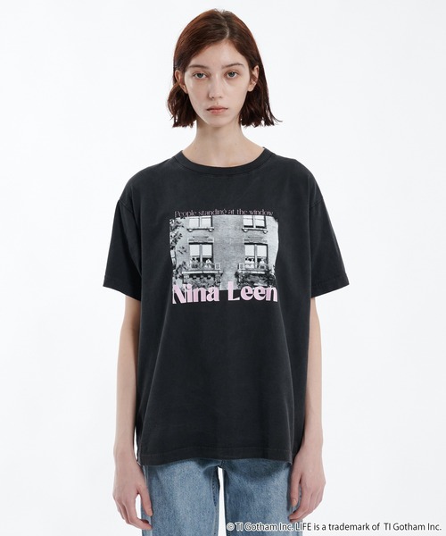 GOOD ROCK SPEED(グッドロックスピード)の「【別注】PUBLIC TOKYO×GOOD ROCK SPEED×LIFE PICTURE COLLECTION/FORD Tシャツ (LIFE PC NINA TEE)(FORD LOGO TEE)(Tシャツ/カットソー・レディース・ベージュ/オレンジ/ホワイト/チャコールグレー・FREE)」の15枚目の写真