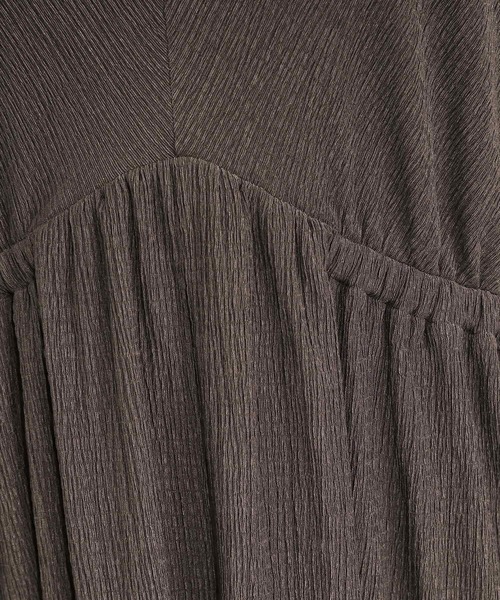 DRESKIP（ドレスキップ）の「【前後2WAY】さらりと大人上品に 楊柳フレンチワンピース（ワンピース・レディース・ブラウン系その他/ブラック/オレンジ・00）」の18枚目の写真