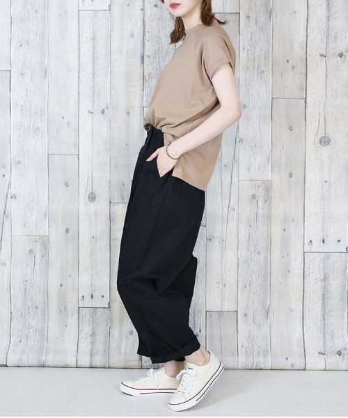 RCD（アールシーディー）の「前バックルバルーンパンツ（チノパンツ・レディース・ベージュ/カーキ/ブラック・M/L/LL/3L/4L）」の22枚目の写真