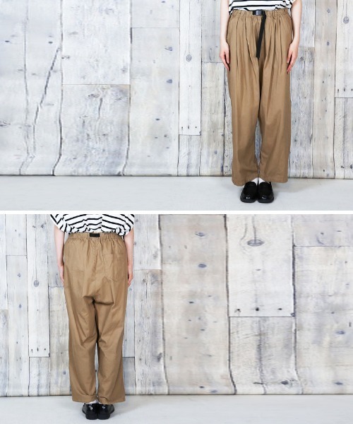 RCD（アールシーディー）の「前バックルバルーンパンツ（チノパンツ・レディース・ベージュ/カーキ/ブラック・M/L/LL/3L/4L）」の12枚目の写真