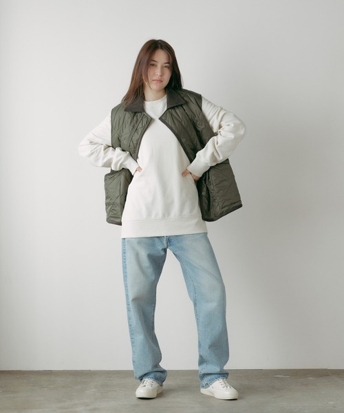 Vincent et Mireille（バンソンエミレイユ）の「Vincent et Mireille/バンソンエミレイユ RIDING VEST ベスト キルティングベスト（ベスト・メンズ・オリーブ・36）」の2枚目の写真