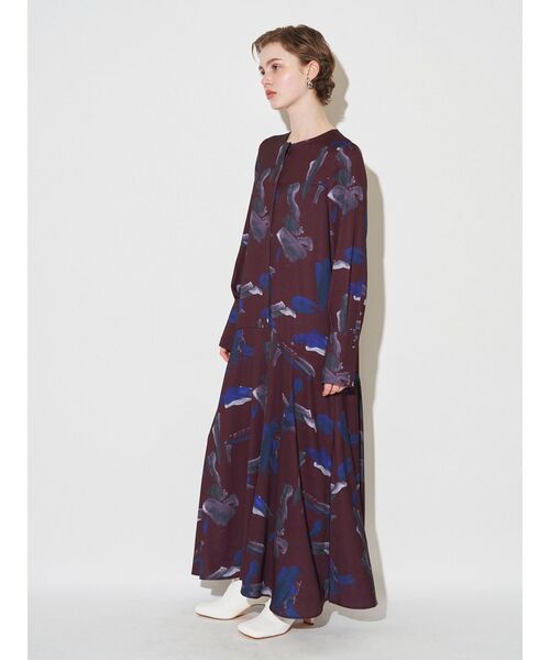 ELENDEEK（エレンディーク）の「オーレグリントワンピース（ワンピース・レディース・ボルドー/ブラウン/アイボリー・01/02）」の22枚目の写真