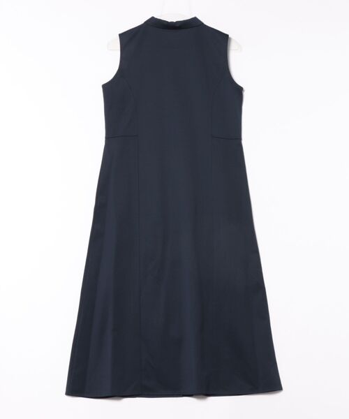 接触冷感】ハイツイストツイル ノースリーブシャツワンピース（シャツ