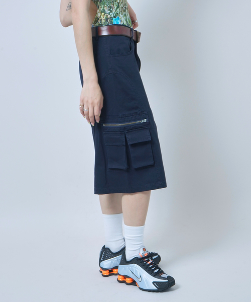 JOINT WORKS（ジョイントワークス）の「キリカエハーフカーゴ（カーゴパンツ・レディース・ネイビー/ピンク・SMALL/MEDIUM）」の10枚目の写真