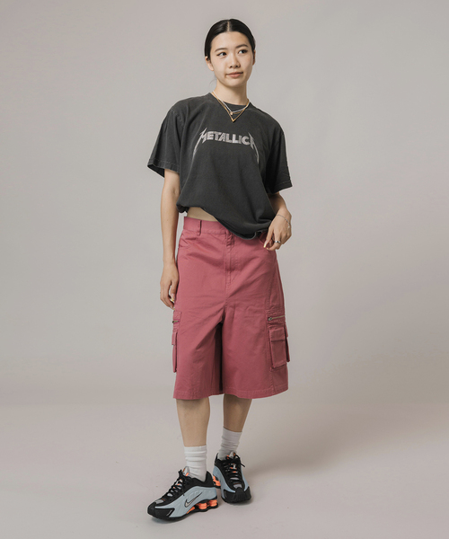 JOINT WORKS（ジョイントワークス）の「キリカエハーフカーゴ（カーゴパンツ・レディース・ネイビー/ピンク・SMALL/MEDIUM）」の11枚目の写真