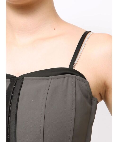 EATME（イートミー）の「フロントホックキャミTOP（キャミソール・レディース・ブラック/グレー/オフホワイト・FREE）」の14枚目の写真