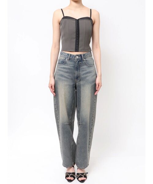 EATME（イートミー）の「フロントホックキャミTOP（キャミソール・レディース・ブラック/グレー/オフホワイト・FREE）」の19枚目の写真