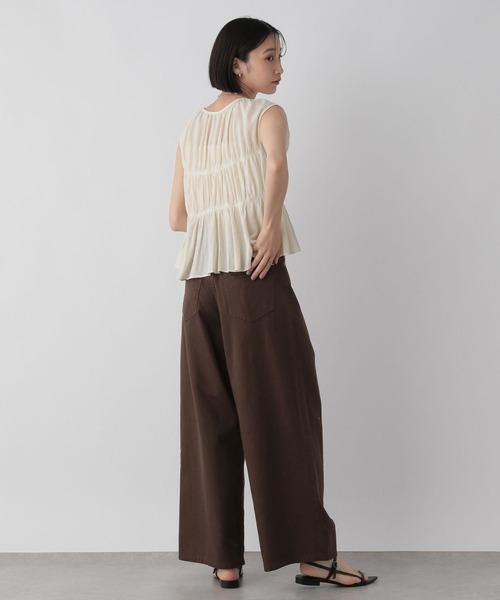 LOWRYS FARM(ローリーズファーム)の「カツラギタックワイドパンツ 571427(その他パンツ・レディース・ブラウン/ベージュ/ブラック・LARGE/MEDIUM)」の19枚目の写真