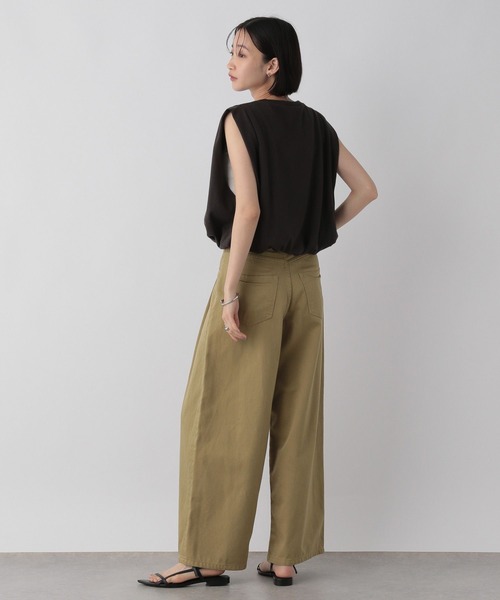 LOWRYS FARM(ローリーズファーム)の「カツラギタックワイドパンツ 571427(その他パンツ・レディース・ブラウン/ベージュ/ブラック・LARGE/MEDIUM)」の7枚目の写真