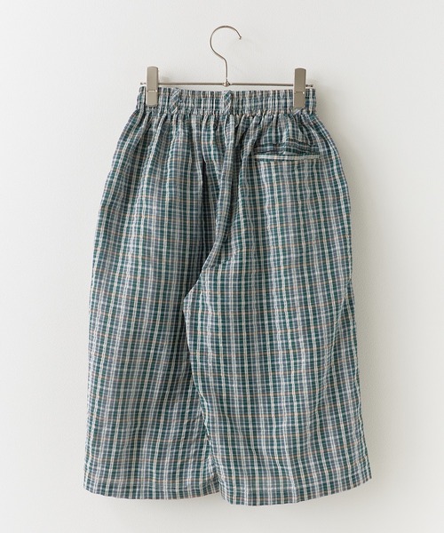 ROOPTOKYO（ループトウキョウ）の「フロントボタンデザイン チェックハーフパンツ（その他パンツ・メンズ・グリーン・M/L）」の2枚目の写真