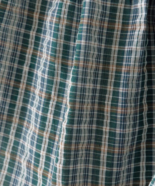 ROOPTOKYO（ループトウキョウ）の「フロントボタンデザイン チェックハーフパンツ（その他パンツ・メンズ・グリーン・M/L）」の7枚目の写真