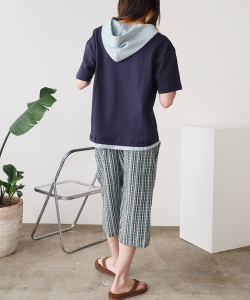 ROOPTOKYO（ループトウキョウ）の「フロントボタンデザイン チェックハーフパンツ（その他パンツ・メンズ・グリーン・M/L）」の12枚目の写真